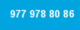 977 978 80 86 977 978 80 86